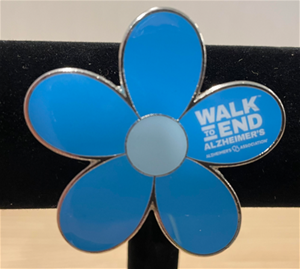 Promise Garden Flower Pin-Blue